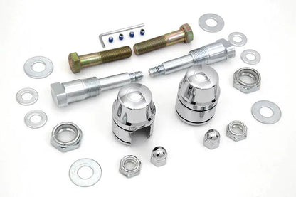 V-Twin Chrome Shock Stud Kit for Harley Davidson XL 1991-1993 by V-Twin