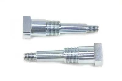 AEE Rear Upper Shock Stud Set with Zinc Finish for Harley Davidson XL Models by AEE