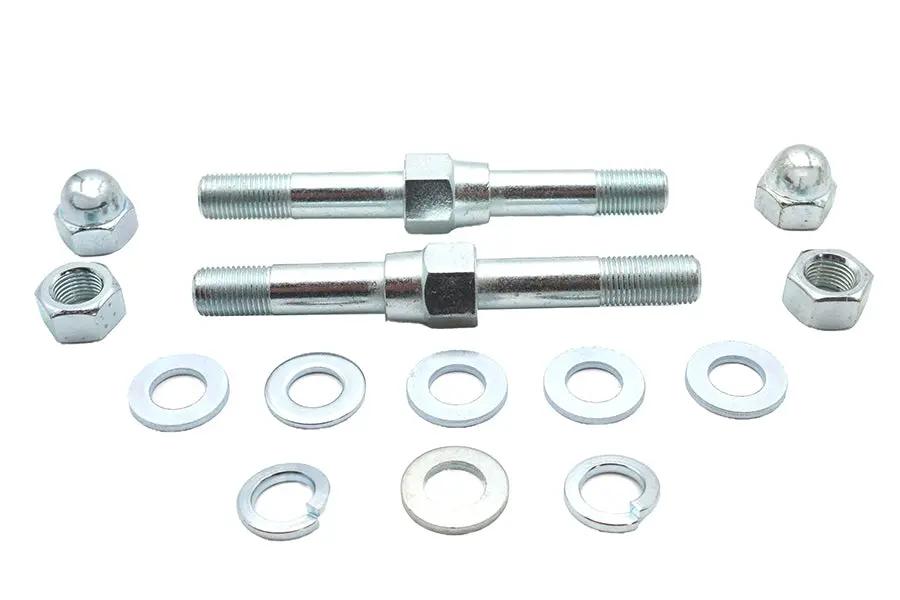 V-Twin Upper Shock Stud Mount Kit Zinc for Harley Davidson FXD Models by V-Twin