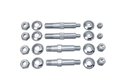 V-Twin Shock Stud Kit 5/8 inch Shaft - Zinc Finish for Harley Davidson XL Models by V-Twin