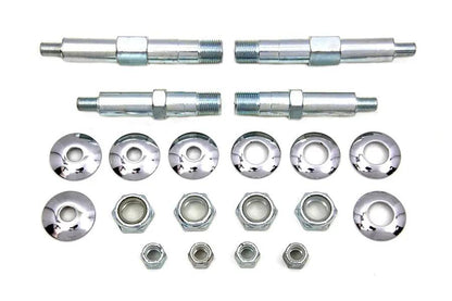 V-Twin Shock Stud Kit for Harley Davidson FL Models – Includes Upper and Lower Shock Mount Components by V-Twin