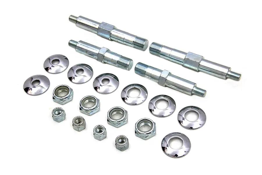 V-Twin Shock Stud Kit for Harley Davidson FL Models – Includes Upper and Lower Shock Mount Components by V-Twin