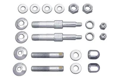 AEE Shock Stud Kit for Harley Davidson FL Models - Zinc Plated Studs and Chrome Washers by AEE