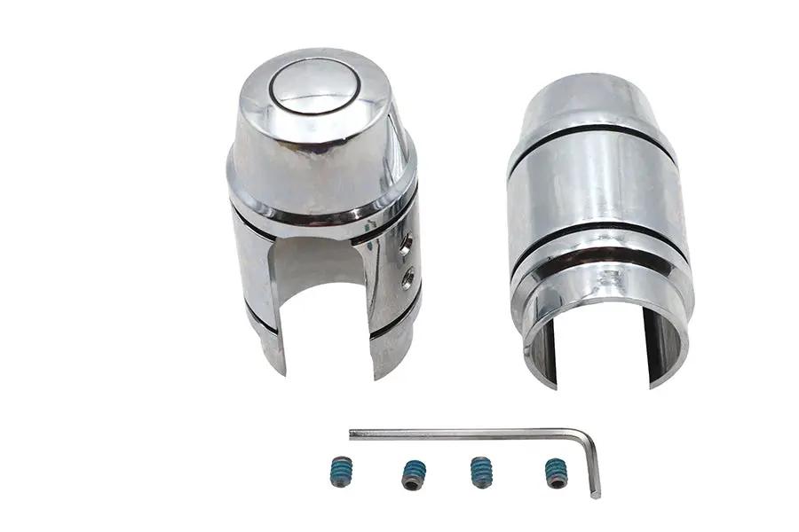AEE Shock Stud Cover Upper Chrome for Harley Davidson FXD (1991-1999) by AEE