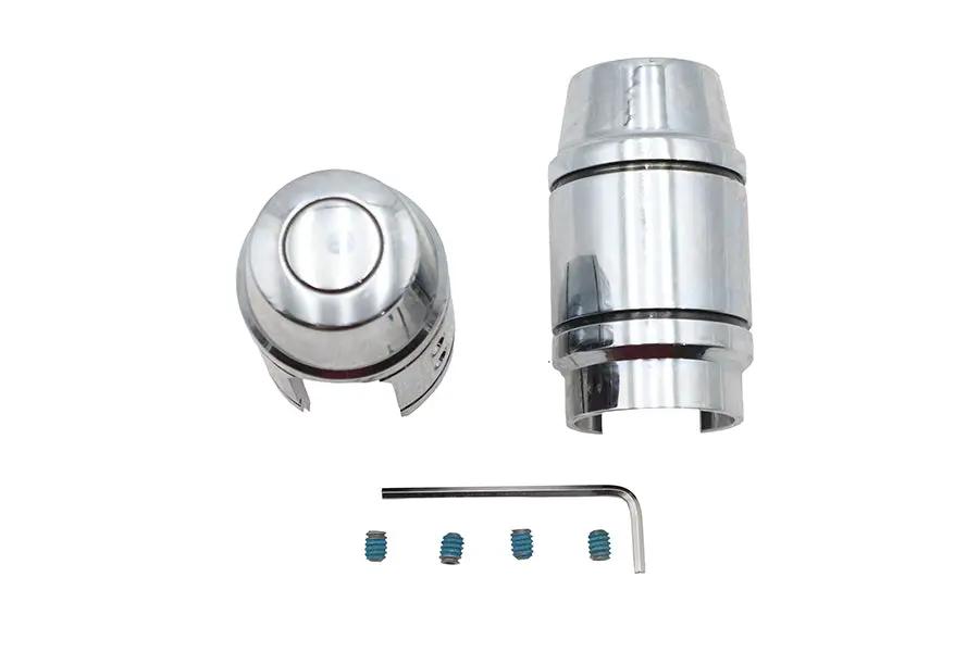 AEE Shock Stud Cover Upper Chrome for Harley Davidson FXD (1991-1999) by AEE
