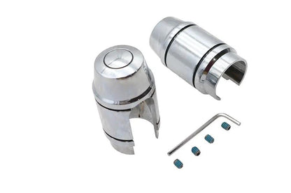 AEE Shock Stud Cover Upper Chrome for Harley Davidson FXD (1991-1999) by AEE