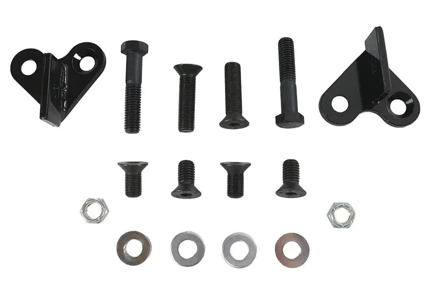 AEE Rear Shock Lowering Kit Black for Harley Davidson FLT and FLHT (Part #DS-221475) by AEE