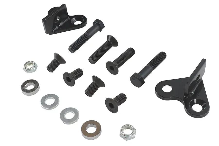 AEE Rear Shock Lowering Kit Black for Harley Davidson FLT and FLHT (Part #DS-221475) by AEE