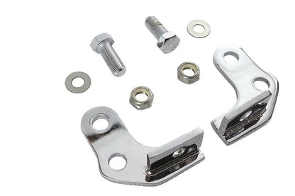 AEE Rear Shock Lowering Kit Chrome for Harley Davidson XL (2000-2003) by AEE