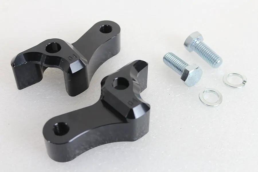 AEE Rear Shock Lowering Kit Black for Harley Davidson FLT - Part 78386 by AEE