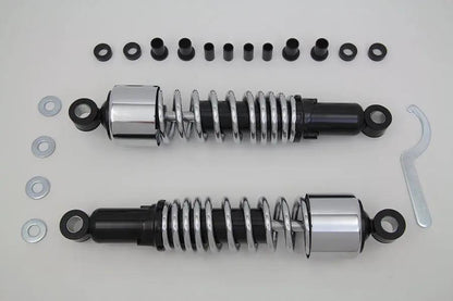 AEE 13 Inch FLT Shock Set Chrome for Harley Davidson FLHR (1999-2008) by AEE