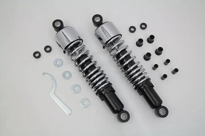 AEE 13 Inch FLT Shock Set Chrome for Harley Davidson FLHR (1999-2008) by AEE