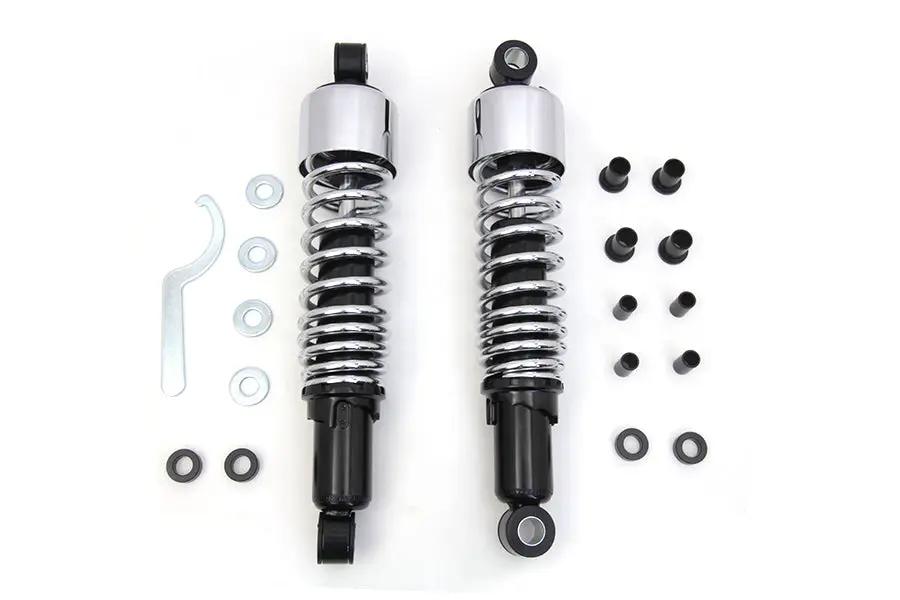 AEE 13 Inch FLT Shock Set Chrome for Harley Davidson FLHR (1999-2008) by AEE