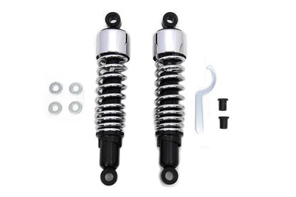 AEE 12-1/2 Inch FLT Shock Set Chrome for Harley Davidson FLHR (1999-2008) by AEE