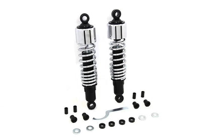 AEE 12-1/2 Inch FLT Shock Set Chrome for Harley Davidson FLHR (1999-2008) by AEE