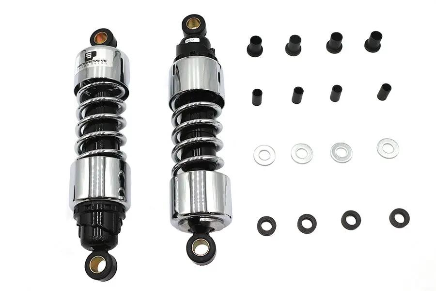 Progressive Suspension 12-1/2 inch Magnum 412 Series Shock Set for Harley Davidson FXD & FXR by Progressive Suspension