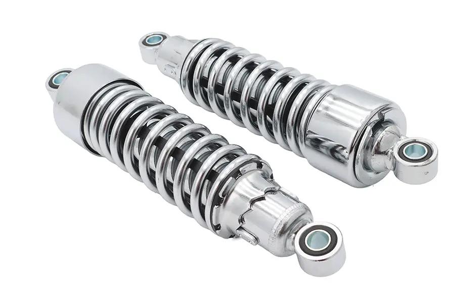 Ultima 11 inch Chrome Shock Set for Harley Davidson Motorcycles - Part 116-101 by Ultima