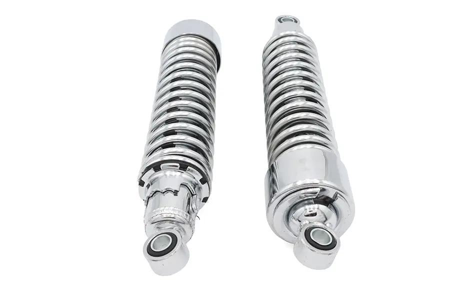 Ultima 14 Inch Chrome Shock Set for Harley Davidson - Part #116-103 by Ultima