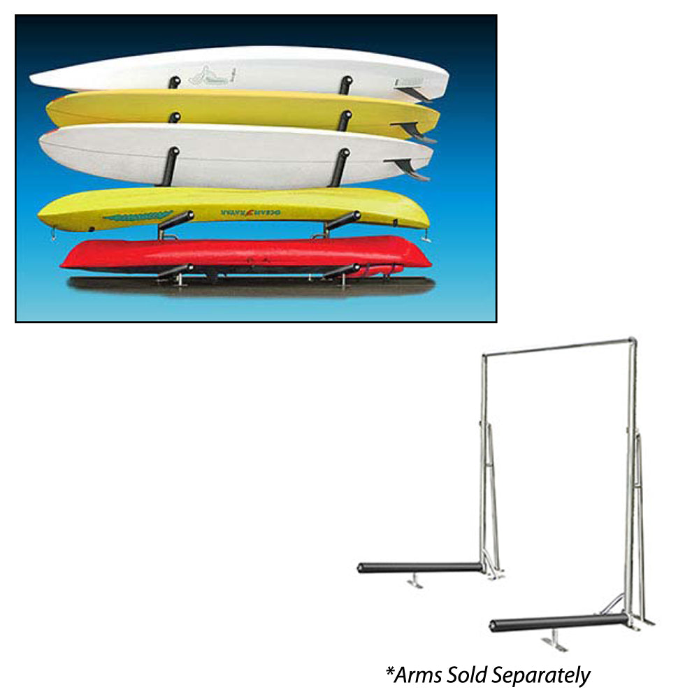 Magma Floor and Dock Basic Upright Rack System for Watercraft Storage