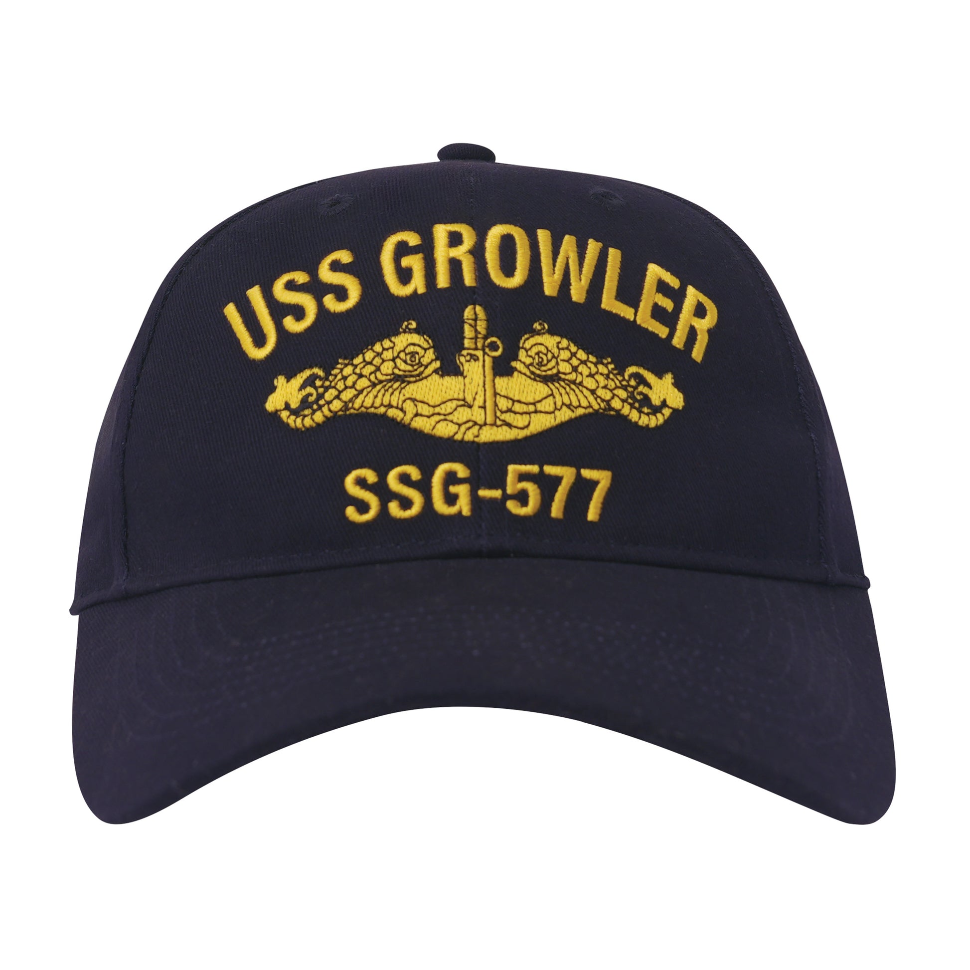 Rothco USS Growler Low Profile Cap - Official US Navy Embroidered Baseball Hat
