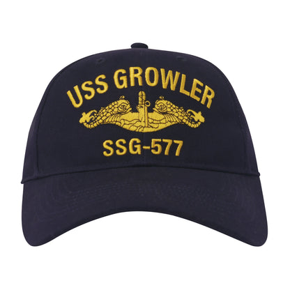 Rothco USS Growler Low Profile Cap - Official US Navy Embroidered Baseball Hat