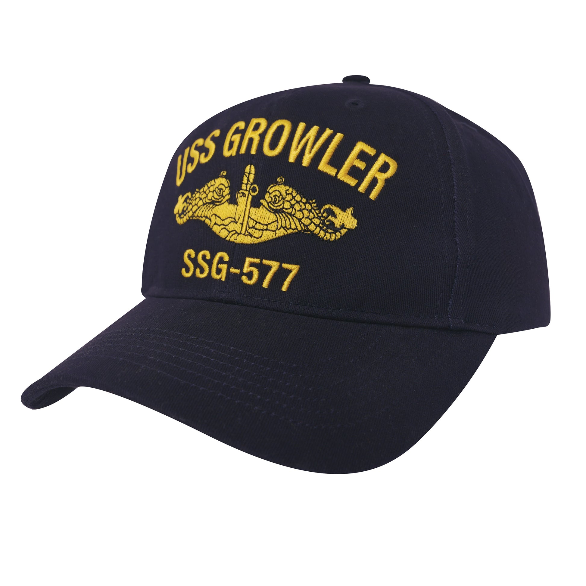 Rothco USS Growler Low Profile Cap - Official US Navy Embroidered Baseball Hat