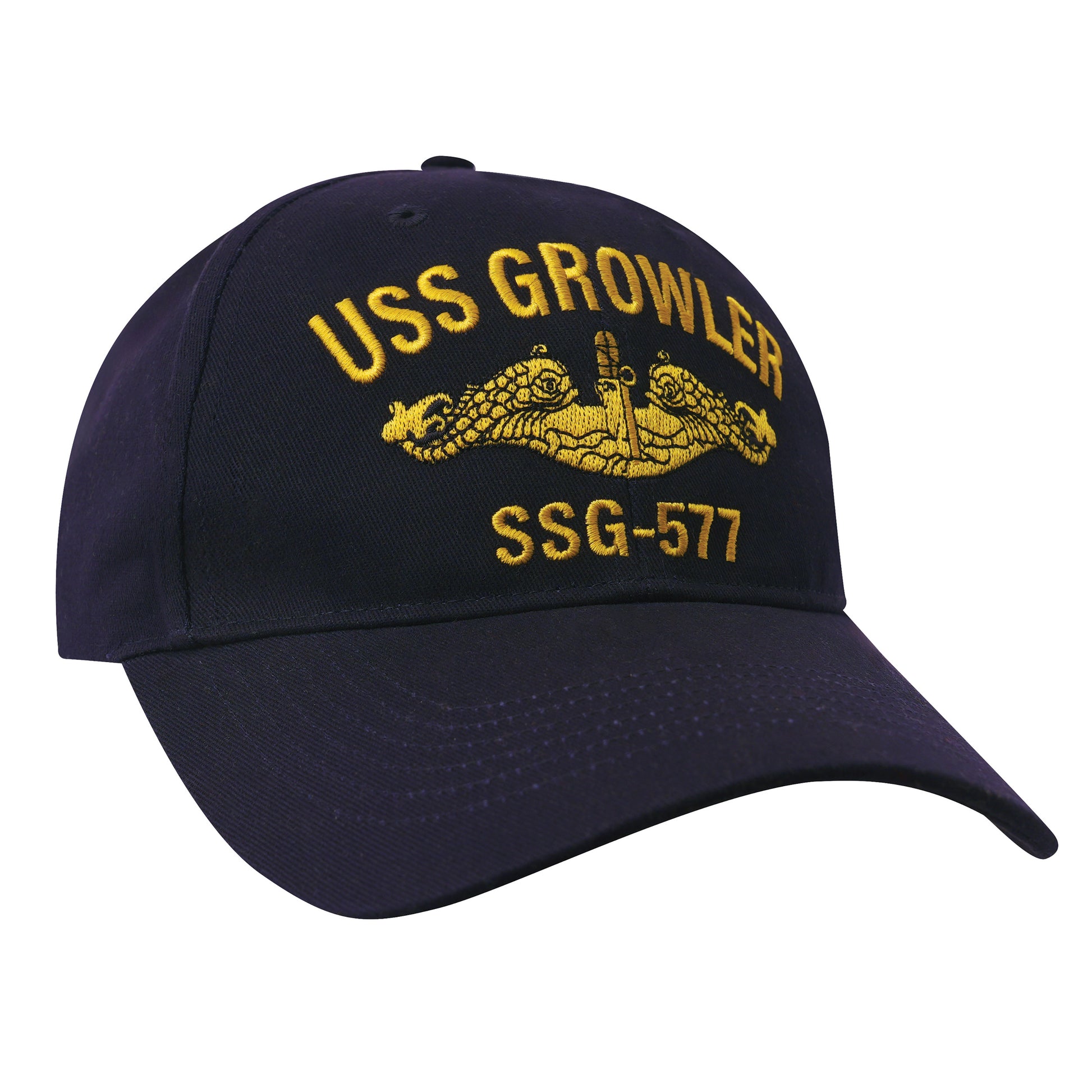 Rothco USS Growler Low Profile Cap - Official US Navy Embroidered Baseball Hat