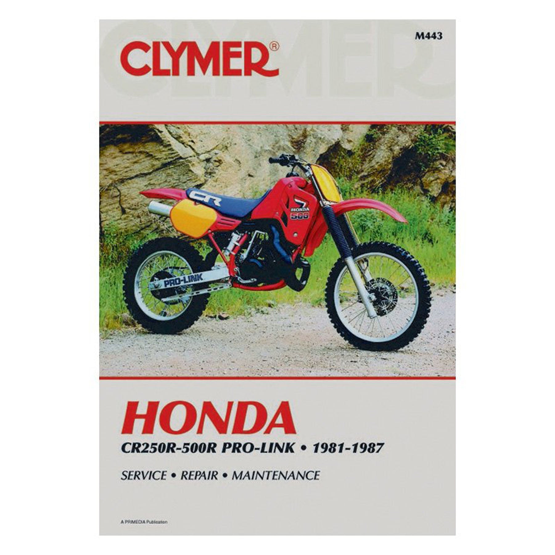 CLYMER HON CR250-500R Pro-Link 81-87 Service Manual (Part CM443)