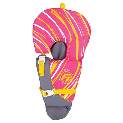 Full Throttle Baby-Safe Life Vest for Infants up to 30 lbs - Pink
