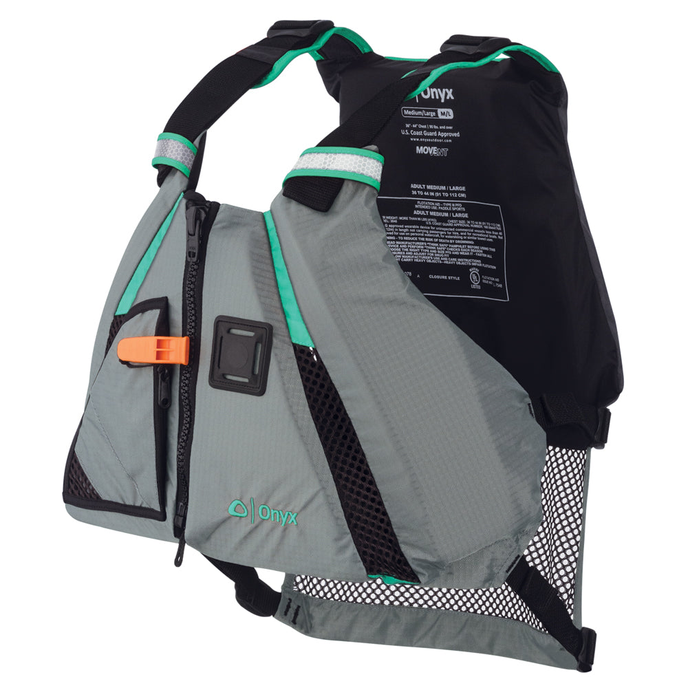 Onyx Outdoor MoveVent Dynamic Paddle Sports Life Vest - XS/SM - Aqua