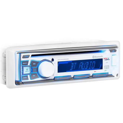 Boss Audio MR762BRGB Marine Stereo with AM/FM, CD, Bluetooth, and USB