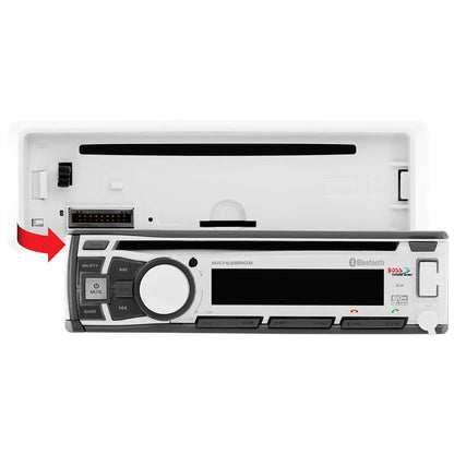 Boss Audio MR762BRGB Marine Stereo with AM/FM, CD, Bluetooth, and USB