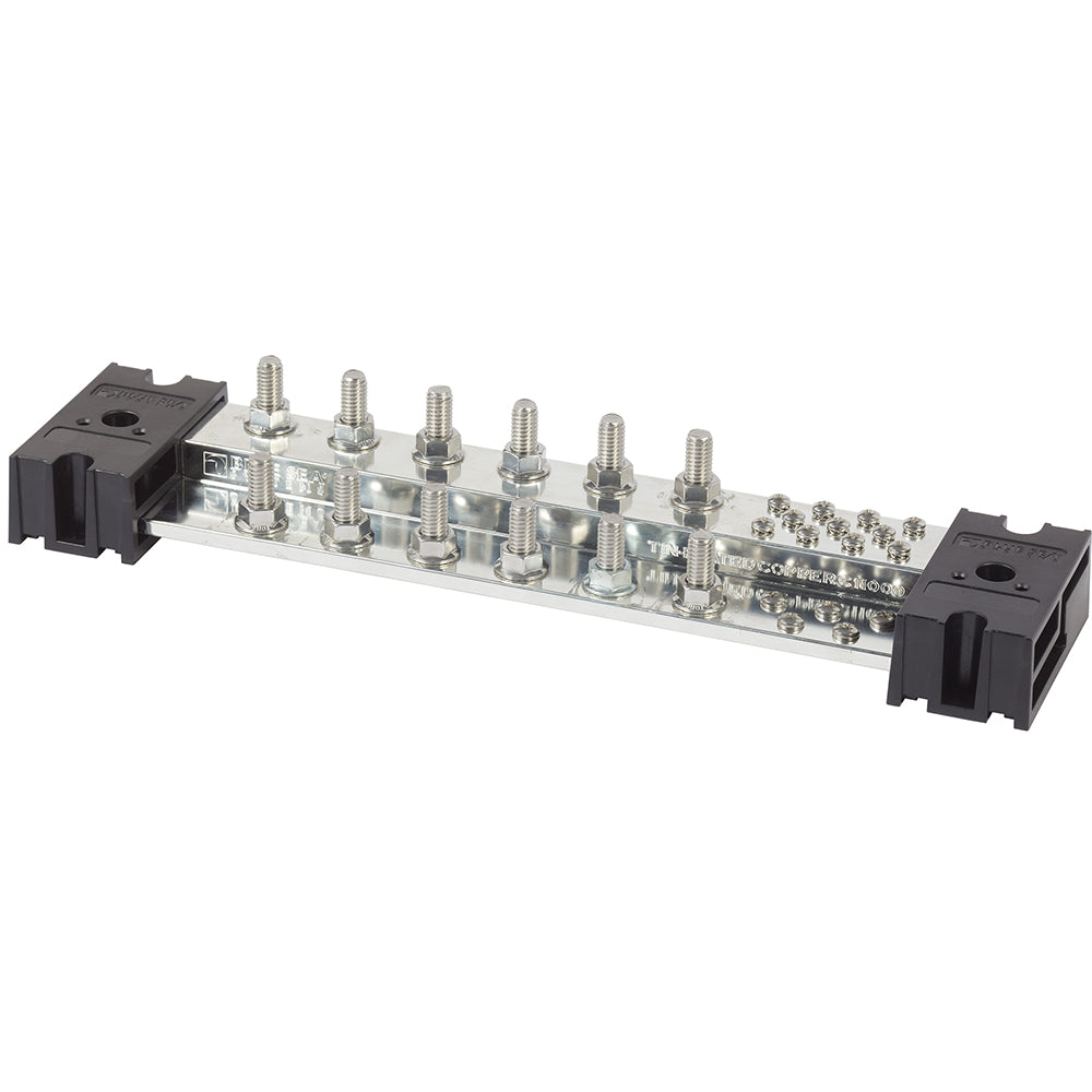 Blue Sea Systems PowerBar 1000 - 12 3/8 inch Terminal Studs with Cover