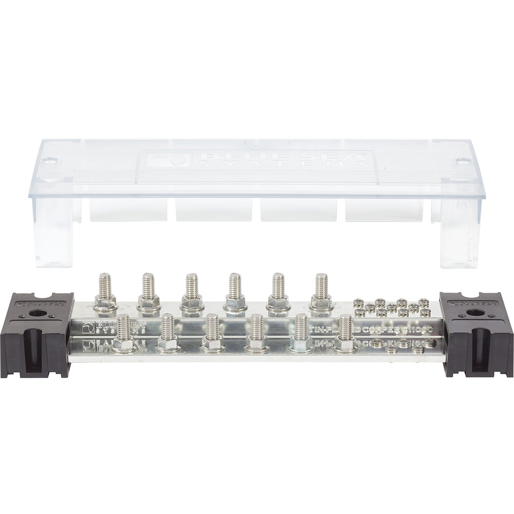 Blue Sea Systems PowerBar 1000 - 12 3/8 inch Terminal Studs with Cover