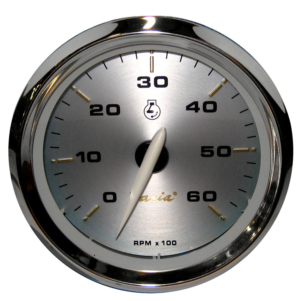 Faria Beede Instruments Kronos 4-Inch Tachometer – 6,000 RPM for Gas Inboard & I/O Engines