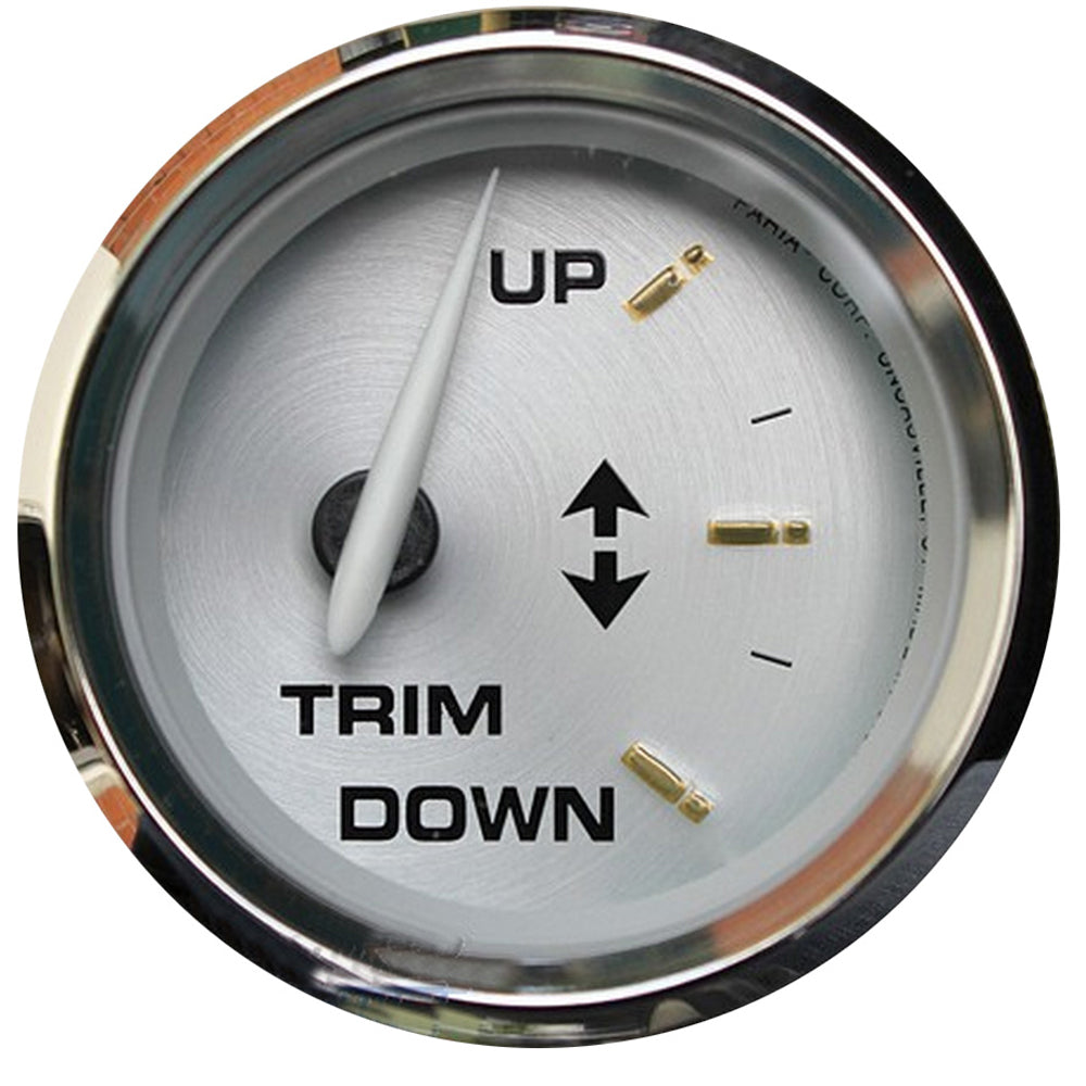 Faria Beede Instruments Kronos 2-Inch Trim Gauge for Mercury, Mariner, Mercruiser, Volvo DP, and Yamaha (2001+)