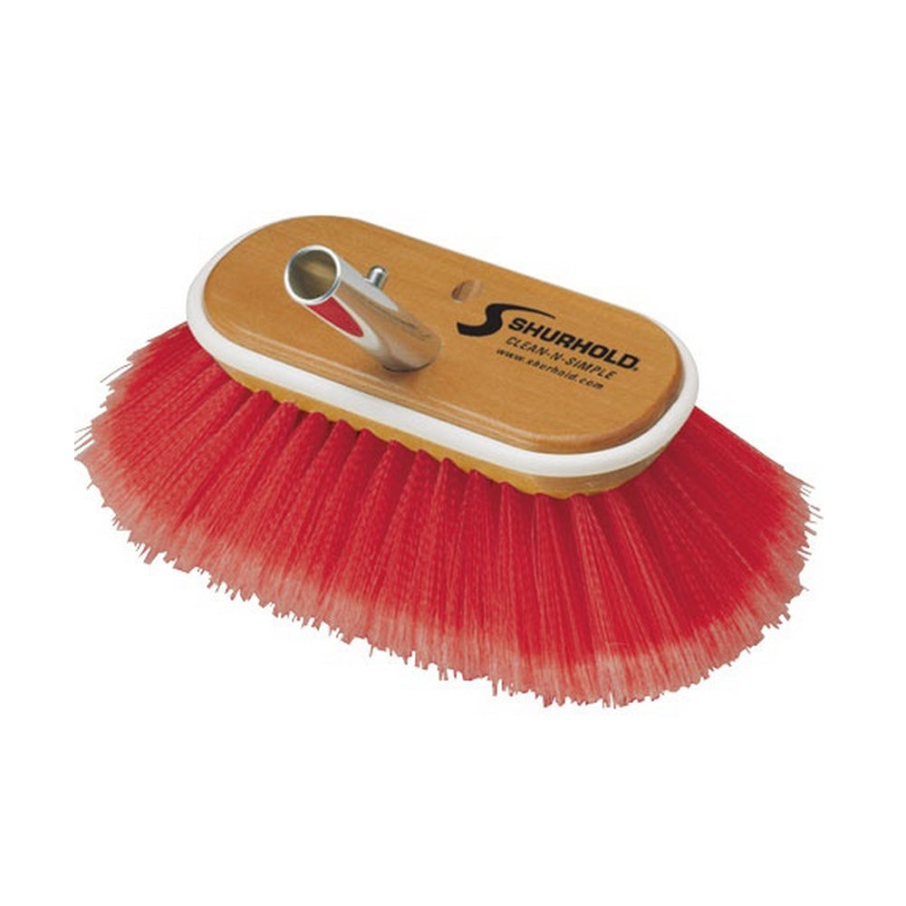 Shurhold 6-Inch Combo Deck Brush - Soft & Medium bristles for versatile cleaning