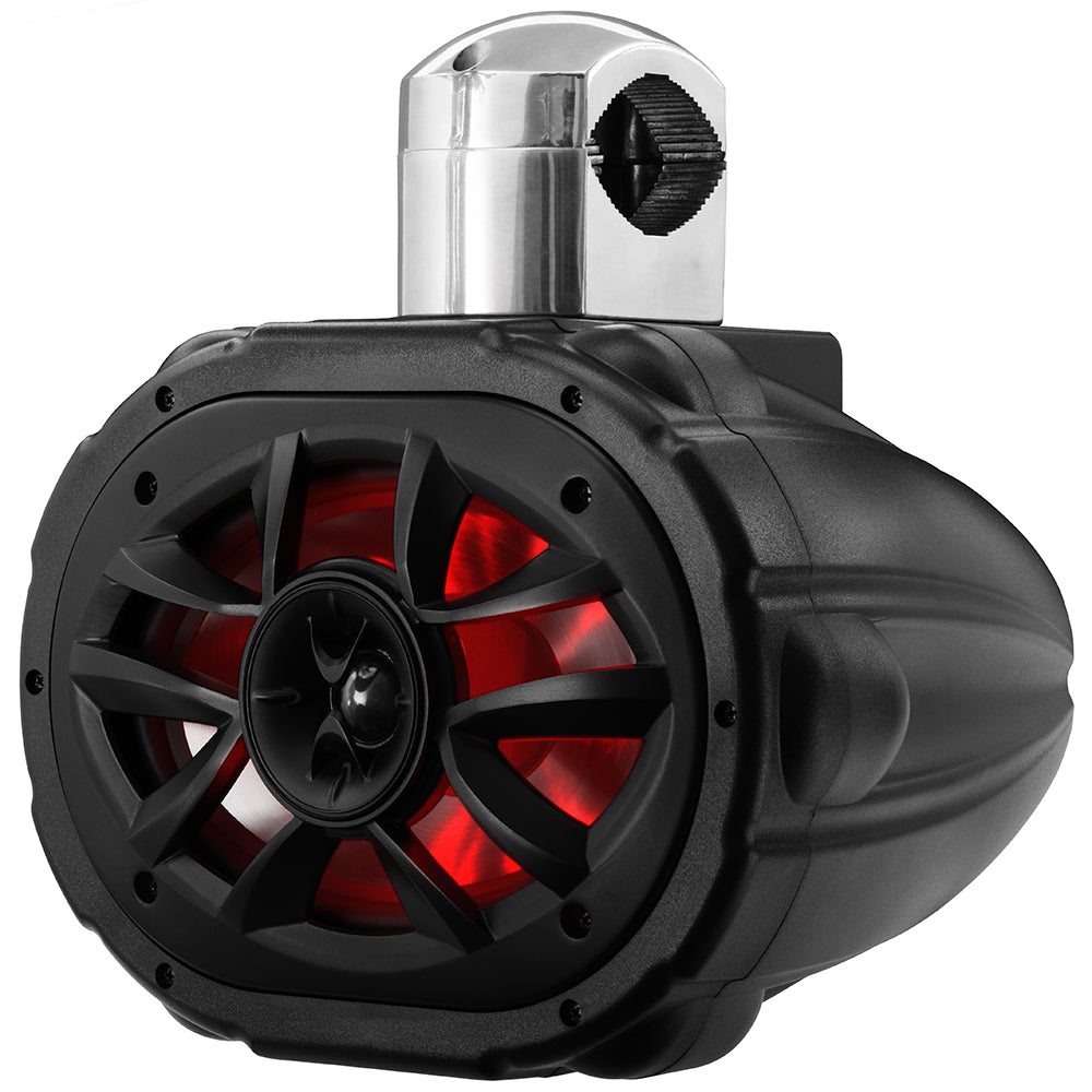 Boss Audio MRWT69RGB 6 x 9 Inch RGB Waketower Marine Speaker in Black