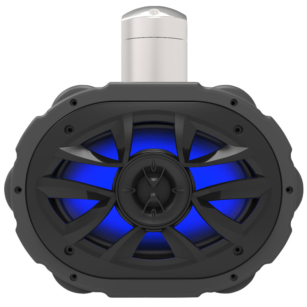 Boss Audio MRWT69RGB 6 x 9 Inch RGB Waketower Marine Speaker in Black