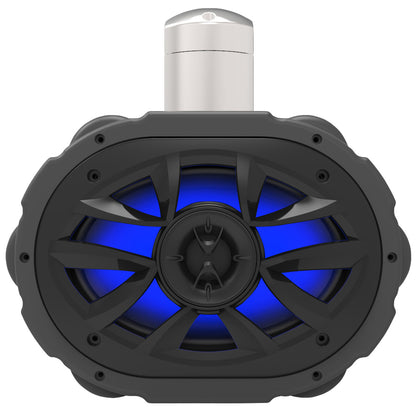 Boss Audio MRWT69RGB 6 x 9 Inch RGB Waketower Marine Speaker in Black