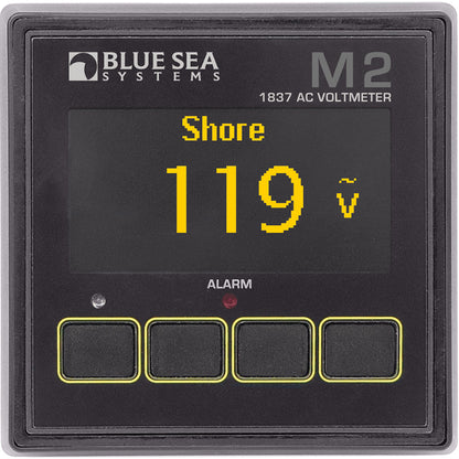 Blue Sea Systems 1837 M2 AC Voltmeter for Accurate Voltage Monitoring