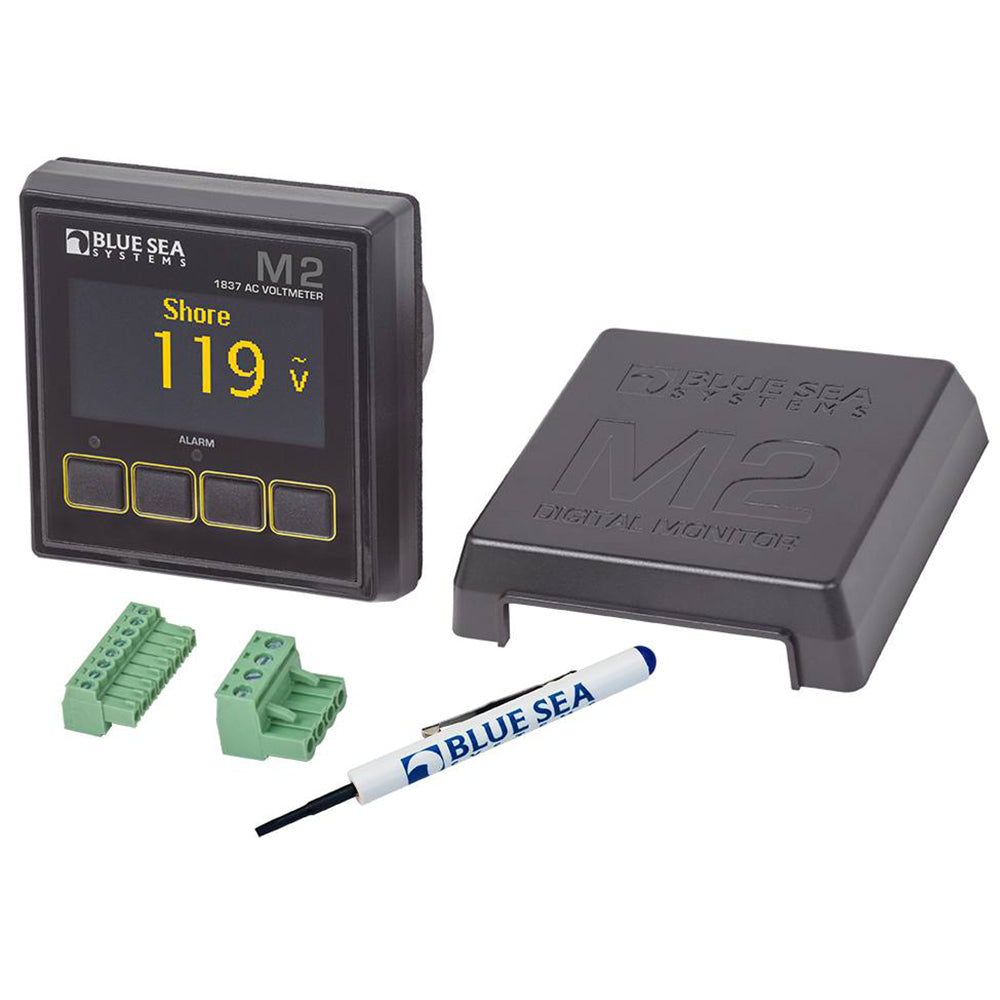 Blue Sea Systems 1837 M2 AC Voltmeter for Accurate Voltage Monitoring
