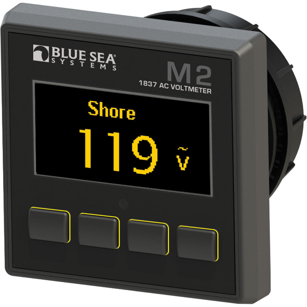 Blue Sea Systems 1837 M2 AC Voltmeter for Accurate Voltage Monitoring