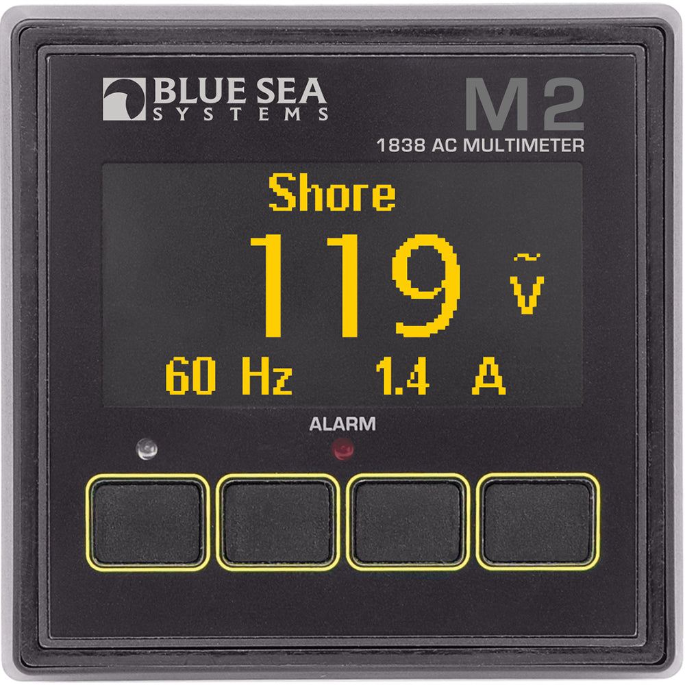 Blue Sea Systems 1838 M2 AC Multimeter for Accurate Power Monitoring