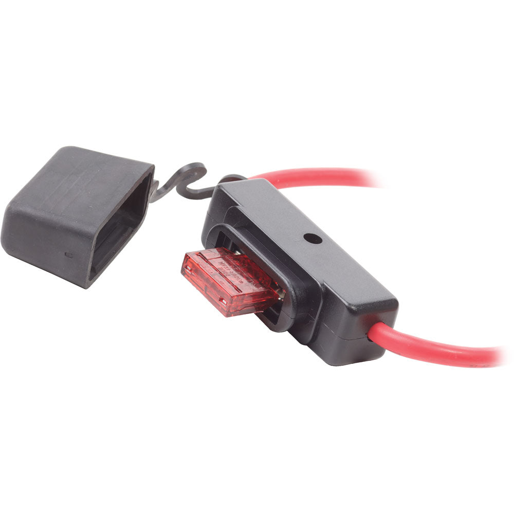 Blue Sea Systems 5068 MAXI In-Line Fuse Holder with #6 Red Lead Wire