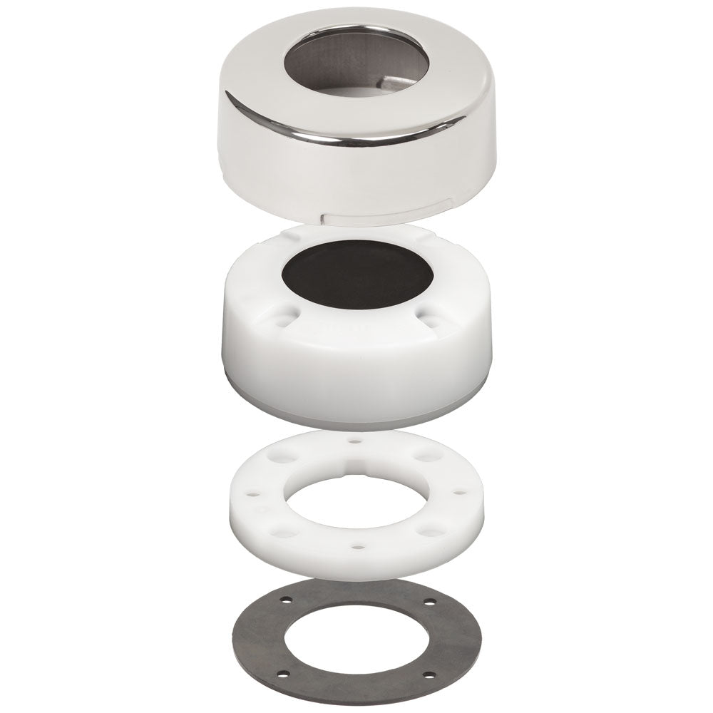 Blue Sea Systems CableClam with Stainless Steel Dress Cap – 1.40 inch for Above Waterline Marine Applications