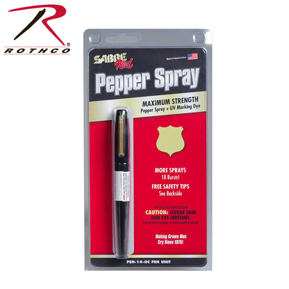 Sabre Red USA Defense Spray with Pink Hard Case – Personal Pepper Spray for Self-Defense