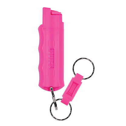 Sabre Red USA Defense Spray with Pink Hard Case – Personal Pepper Spray for Self-Defense