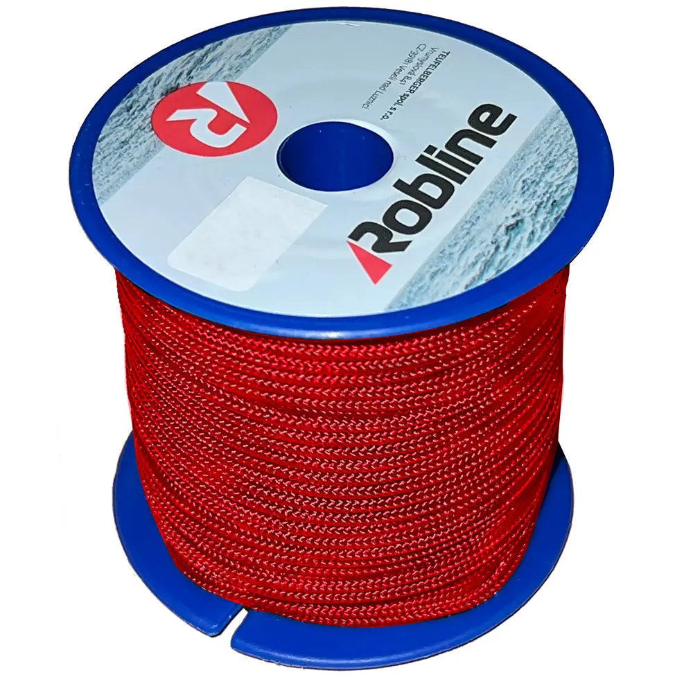 Robline Orion 500 Mini-Reel 2mm Red - 30M Polyester Double Braid Rope