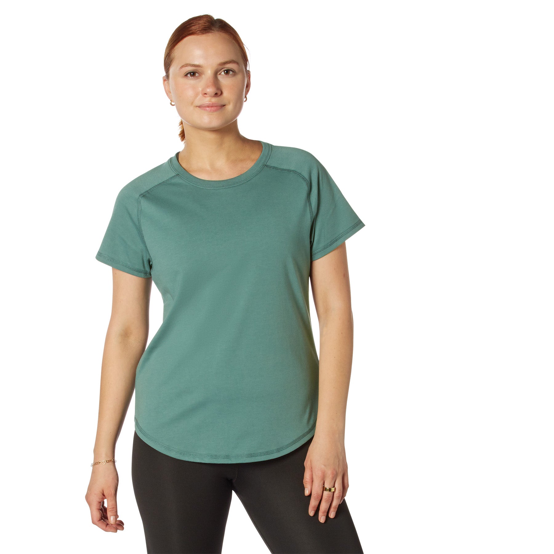 Rothco Women's Essential Moisture Wicking Raglan Sleeve T-Shirt – Size Medium, Terracotta